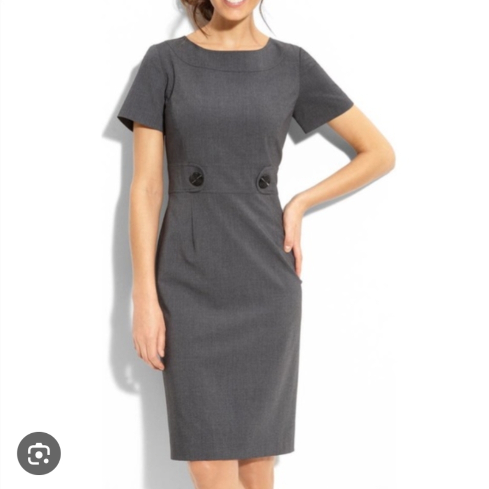 Tahari Sheath Dress - Gray